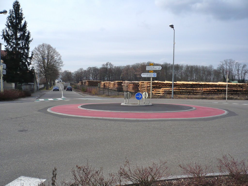 Rond point de Volgelsheim by perception photo