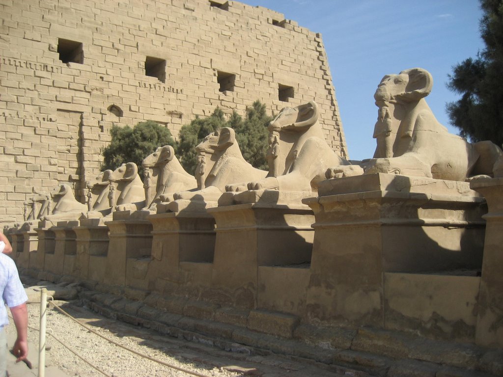 Temple of Karnak Entrance by Brian Mooney