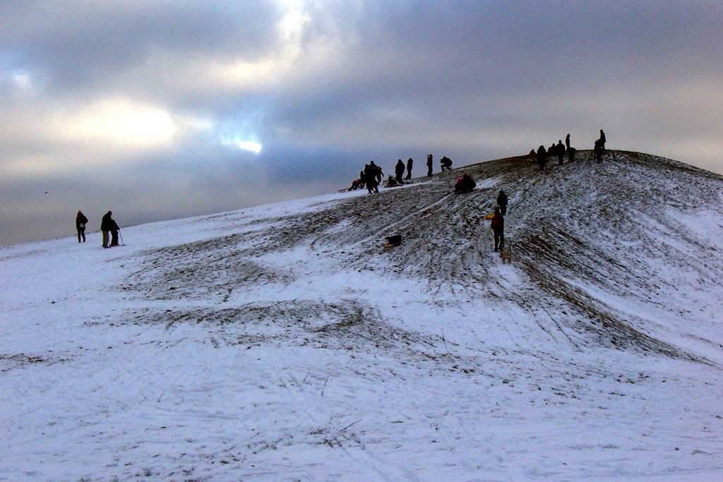 Warsaw, Ursynov - winter playground on Cwil Hill; JAN 2009 by MUSZKA™