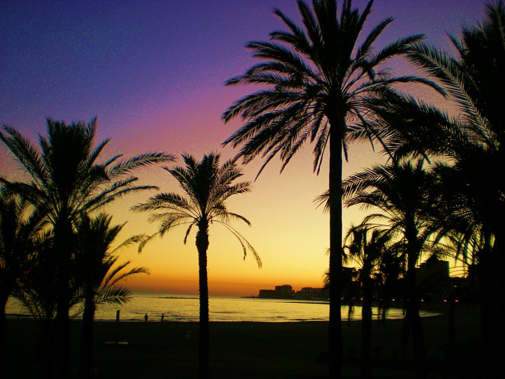 Atardecer en Benalmádena Málaga España by Alilalo