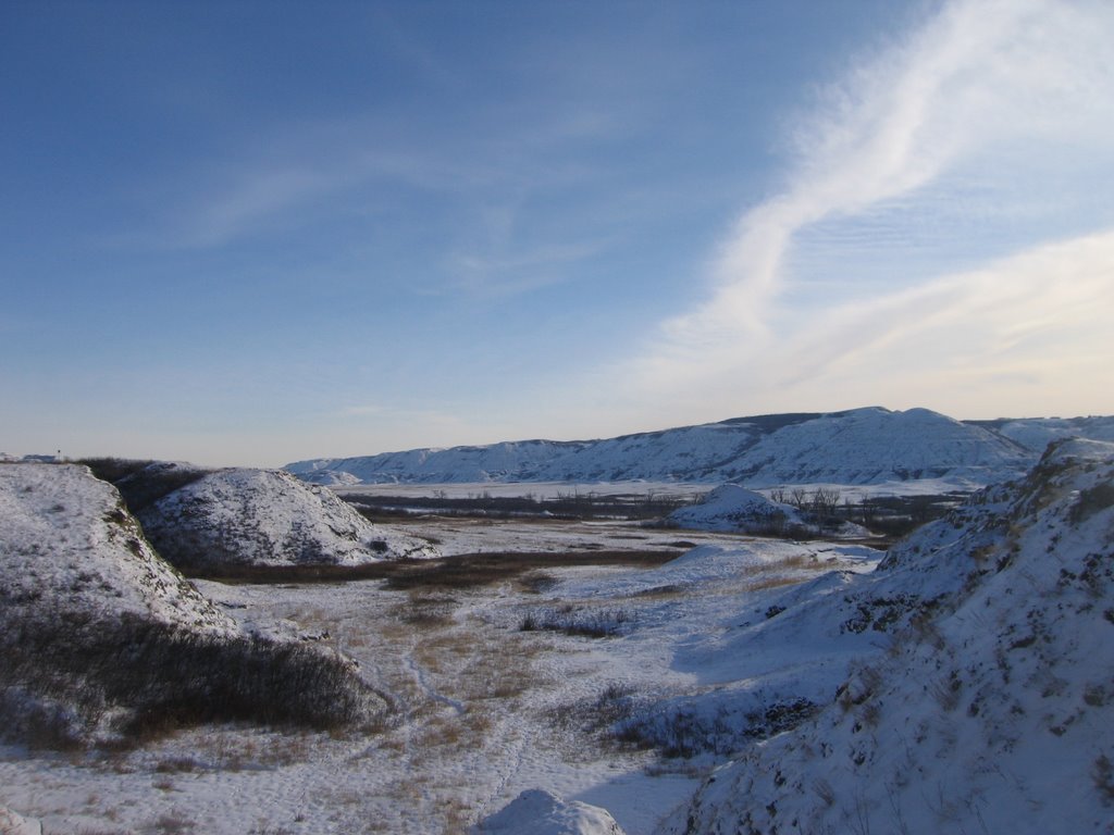 February North of Drumheller AB by David Cure-Hryciuk