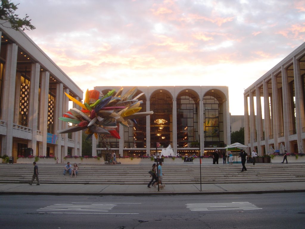 Lincoln Center at dusk facing west by aviator_rob