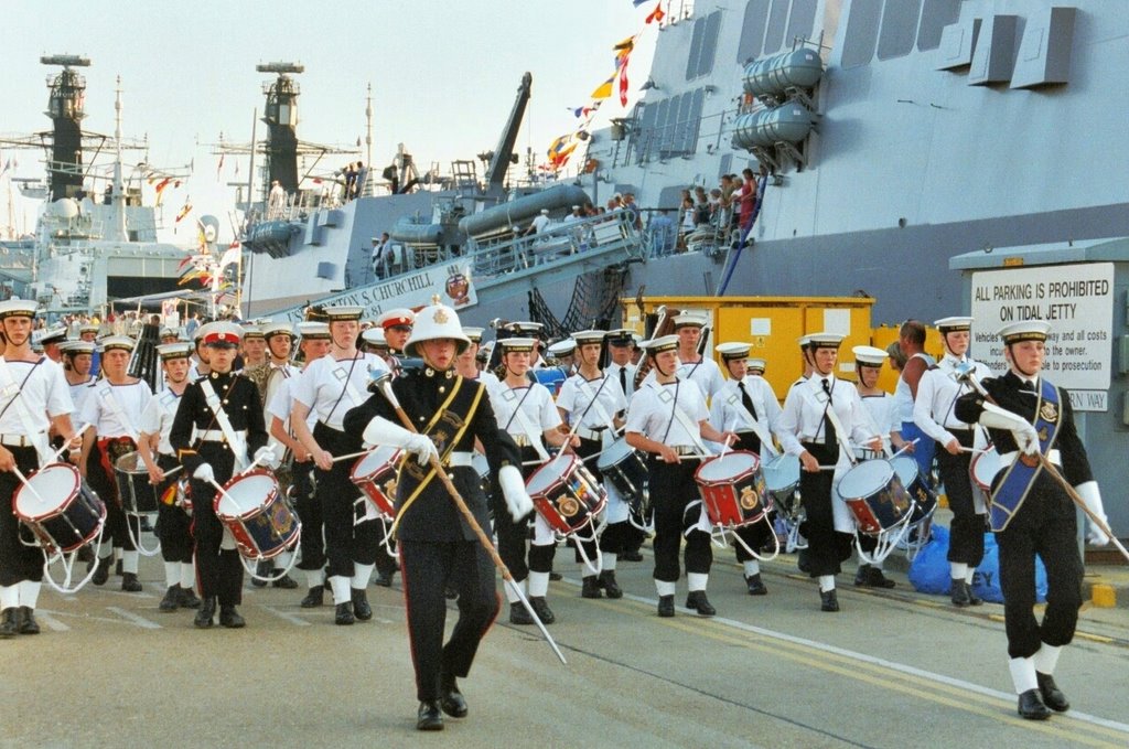 Portsmouth Naval Base. Parade by Valentina72