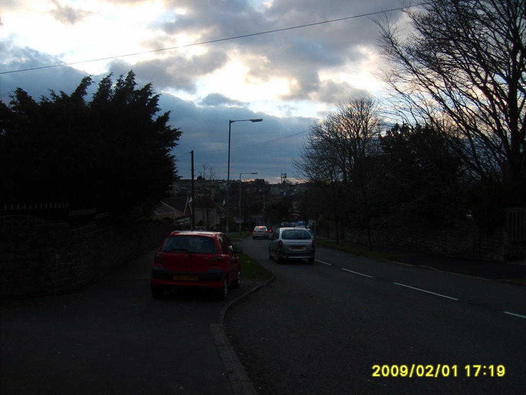 Mynydd Garnllwyd road, between Clase & Simcox estate. Swansea by Rory Thudgutter