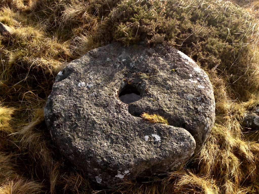 Abandoned Mill Stone, Nr Belstone Tor by jonshort