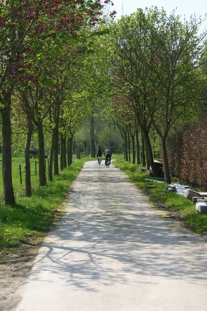 Kasteelstraat, Guigoven, Limburg, België by Hans Sterkendries