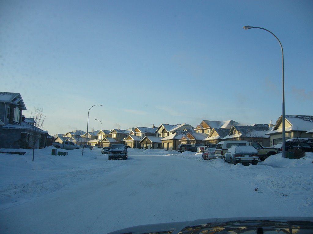 Airdrie with 30cm snow by Zukuss