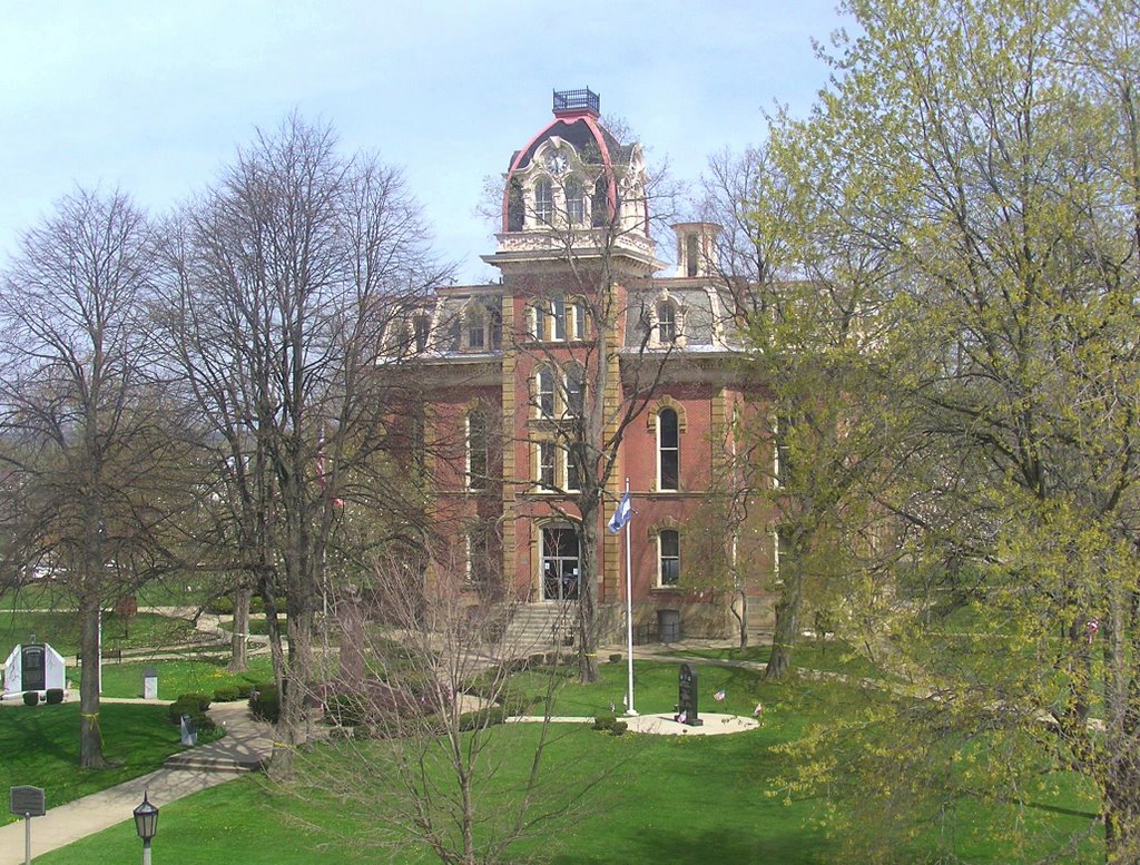 Coshocton County Court House and Square by Mike Bechtol