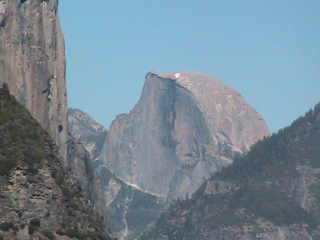 Half Dome from viewpoint by rogscgoe