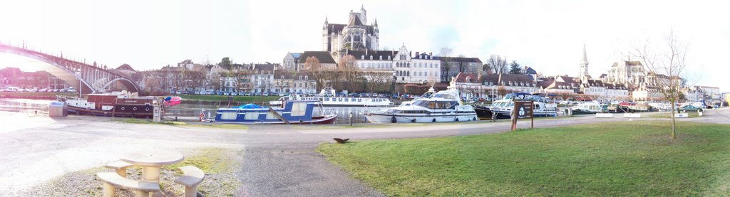 Le Port de Plaisance d'Auxerre by Aquarelle Auxerre