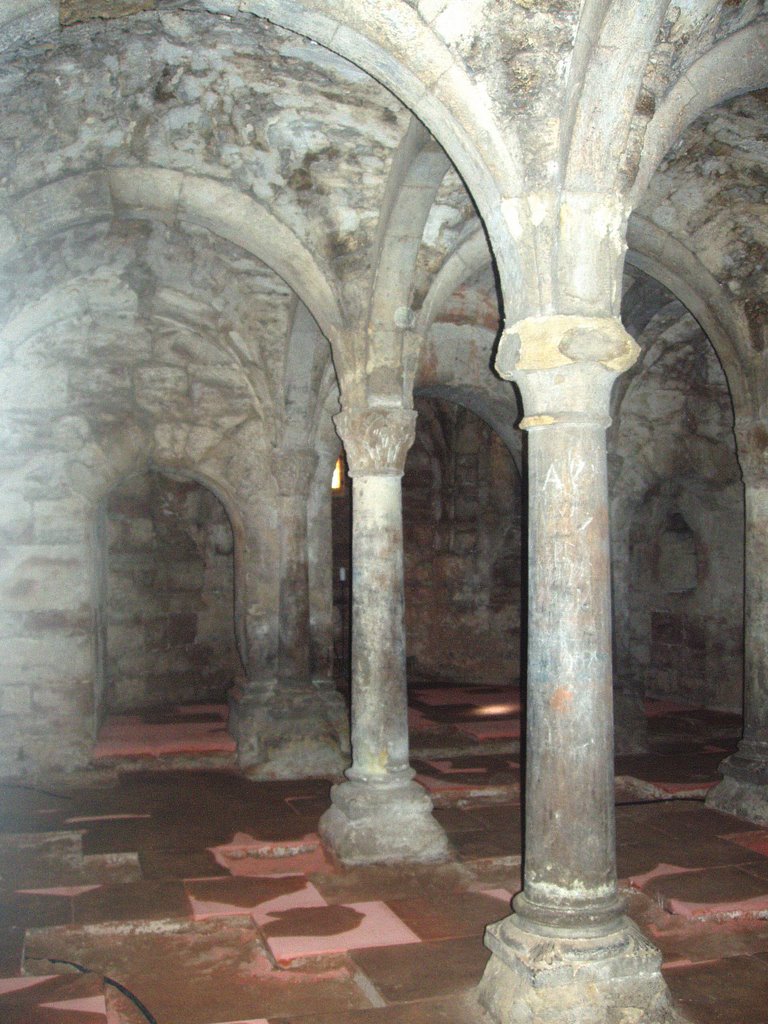 Memleben Kaiserpfalz und Benediktinerkloster Klosterkirche Krypta by Gottfried Hoffmann -…