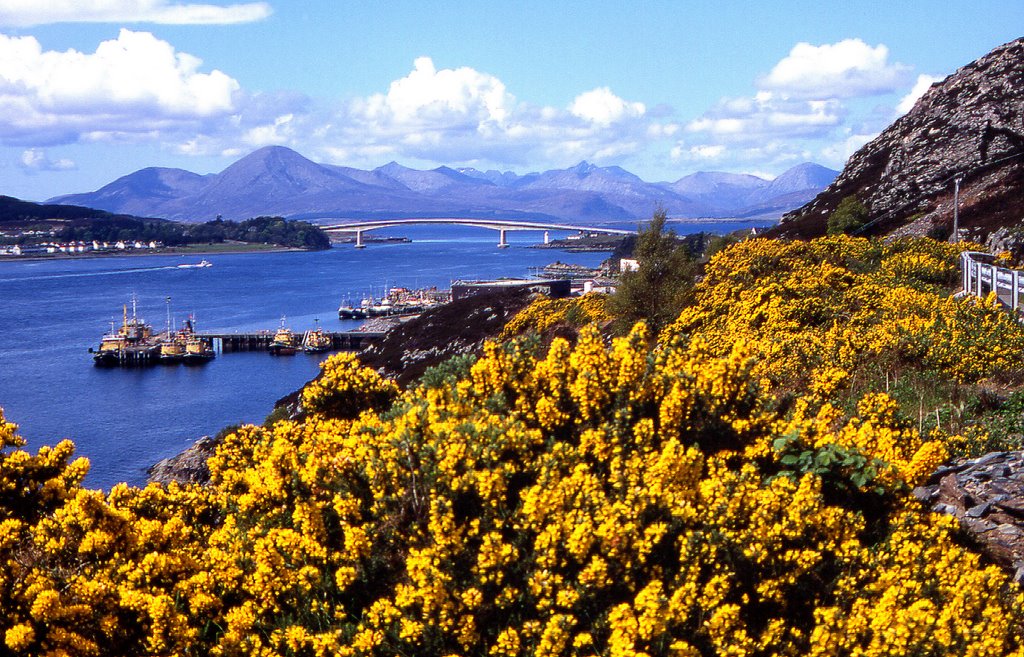 The Skye Bridge from Kyle of Lochalsh by alan drury