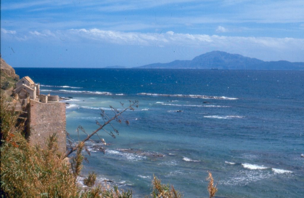 View from Tarifa to Afrika by dieter45