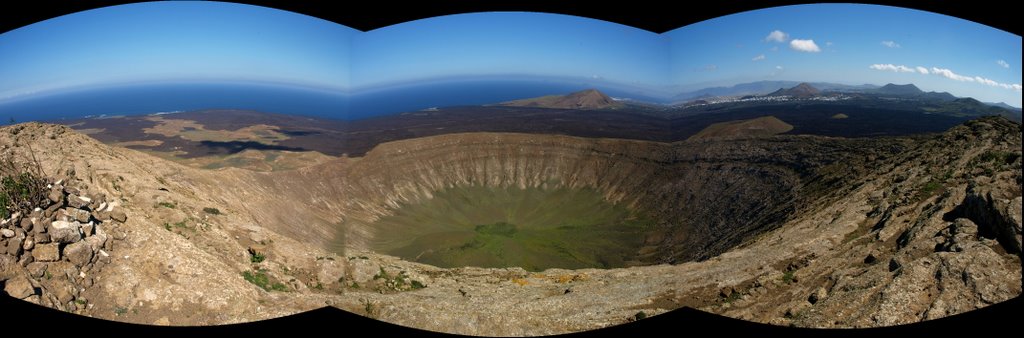 Panorámica Caldera blanca by Ignacio Bordas