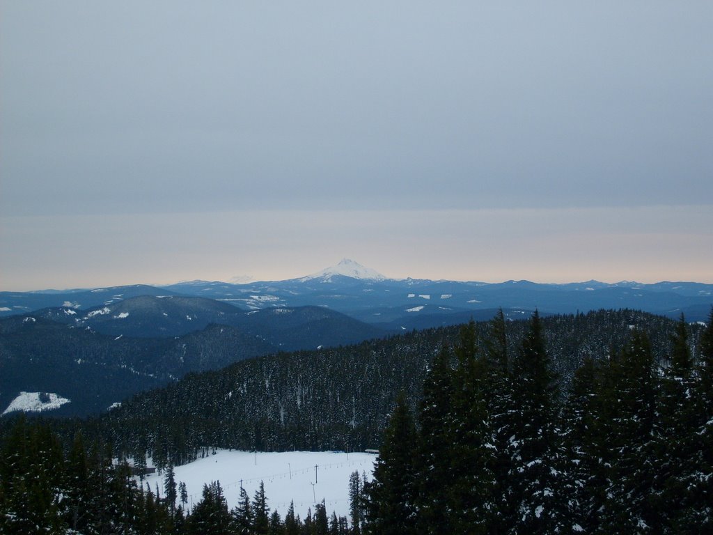 Mt Jefferson from Meadows by Philip Rheault