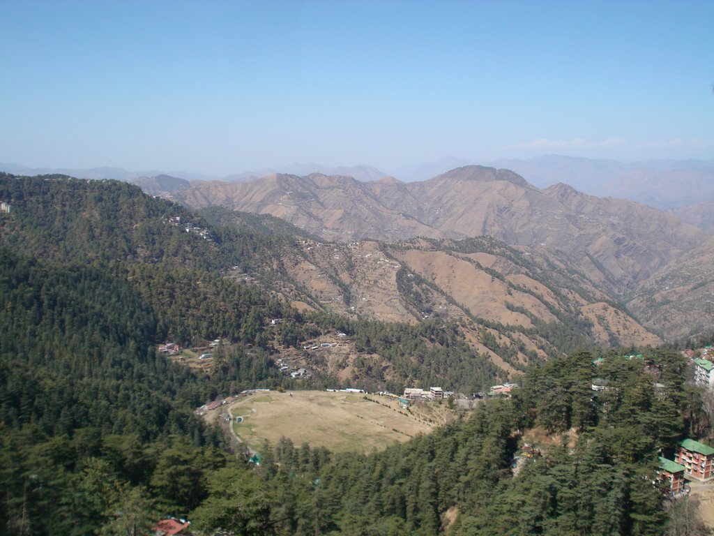 View of Annadale Ground, Shimla by Preet Mangat