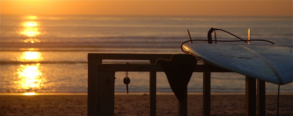 California Surf Sunset by b13photo