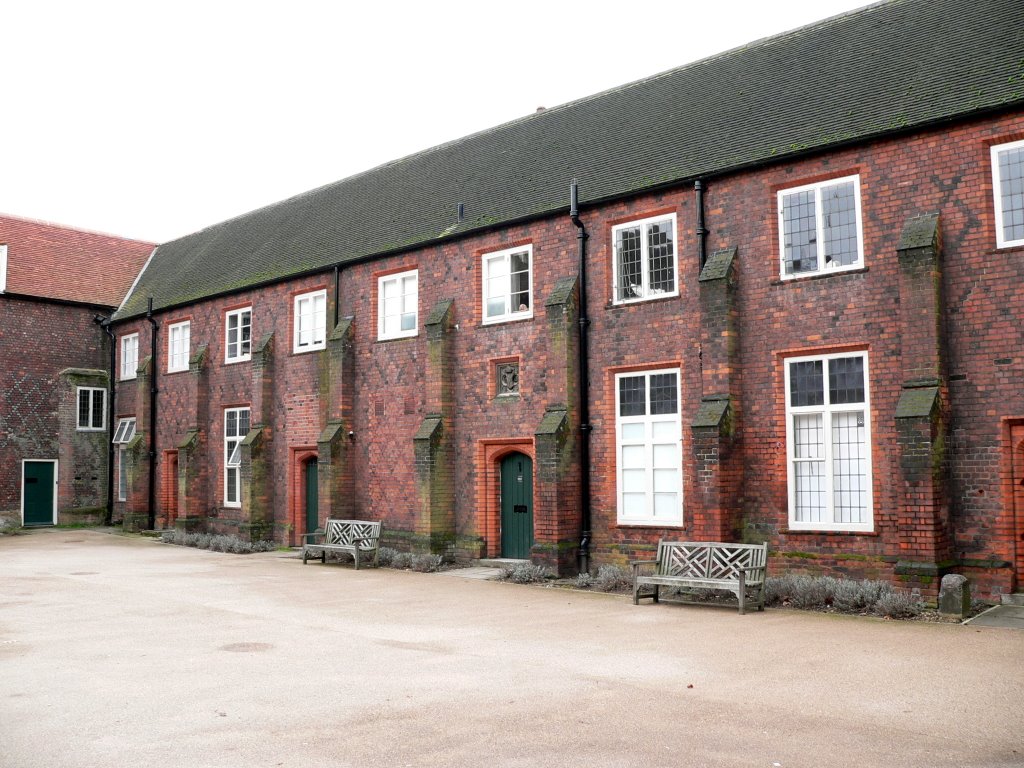 Tudor Courtyard, Fulham Palace, Bishops Park, Putney London SW6 by Frank Warner