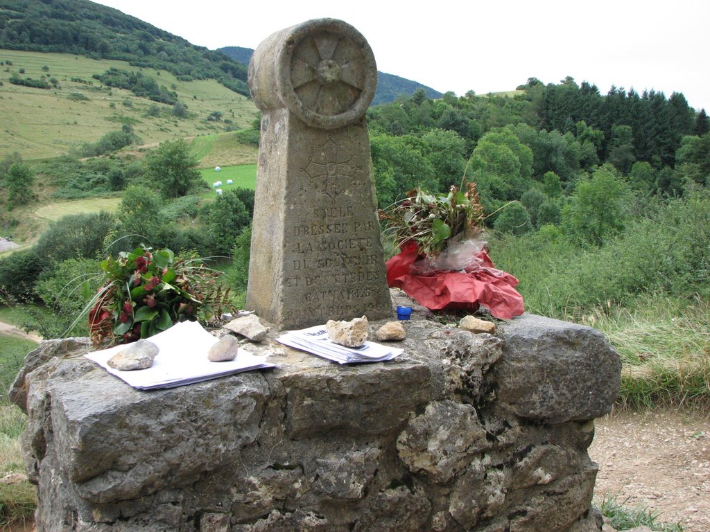 Château de Montségur - Hommage au Martyr Cathare by DESRENTES ERIC