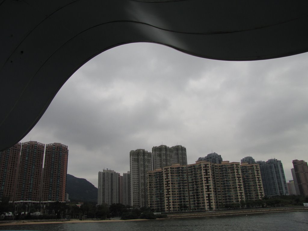 Ma On Shan Residences (view from Wu Kai Sha Public Pier) by thinsing