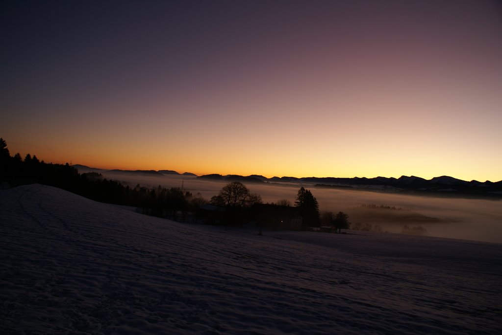 Allgäuer morning- Allgaeuer morgen by Fred Bassett