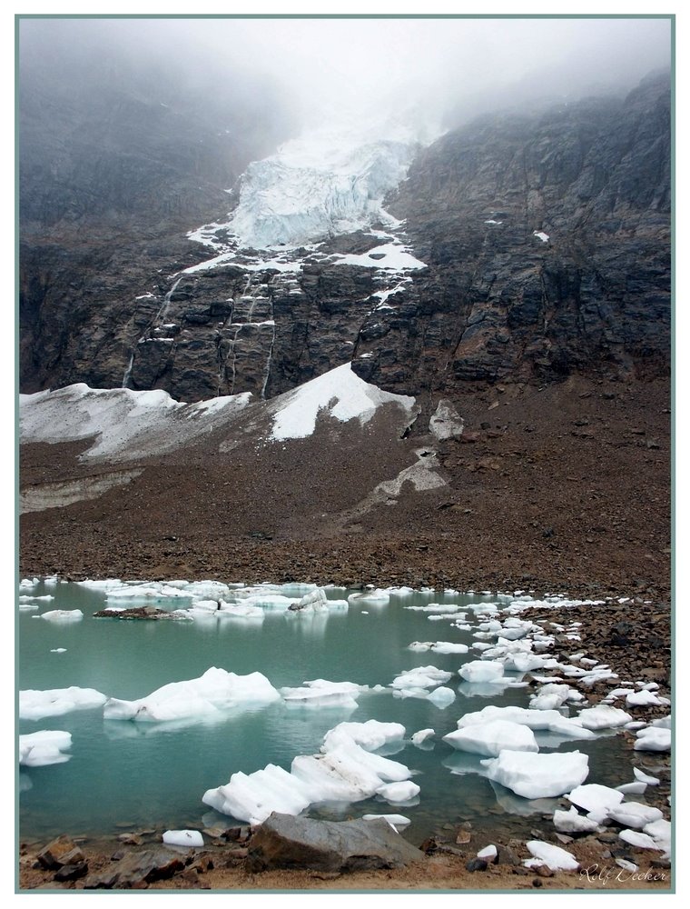 Edith Cavell Glacier 11.Sep03 by Rolf Decker