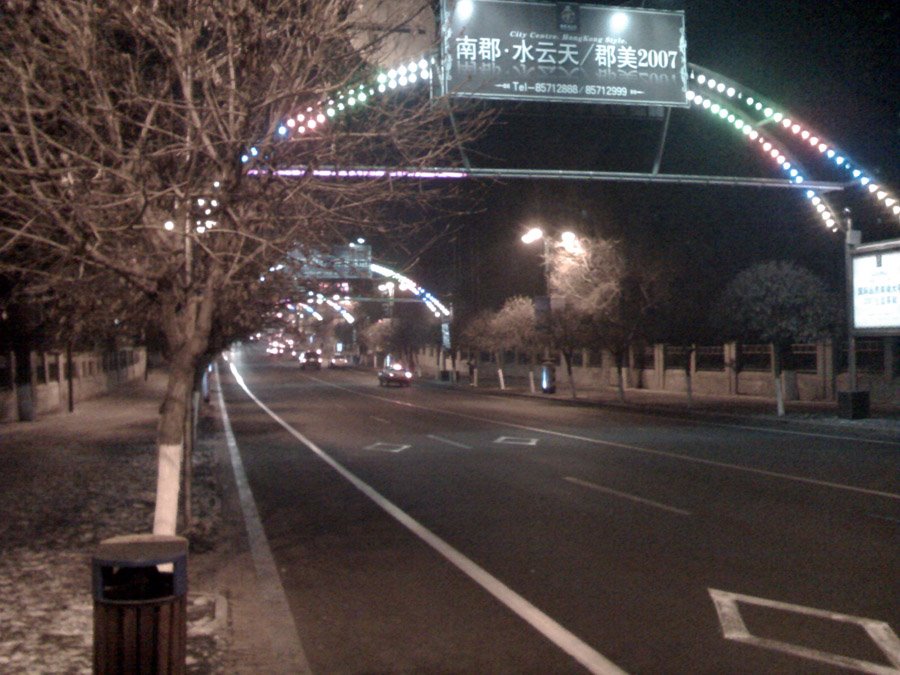 Tongzhi Street Night Scene by smartest