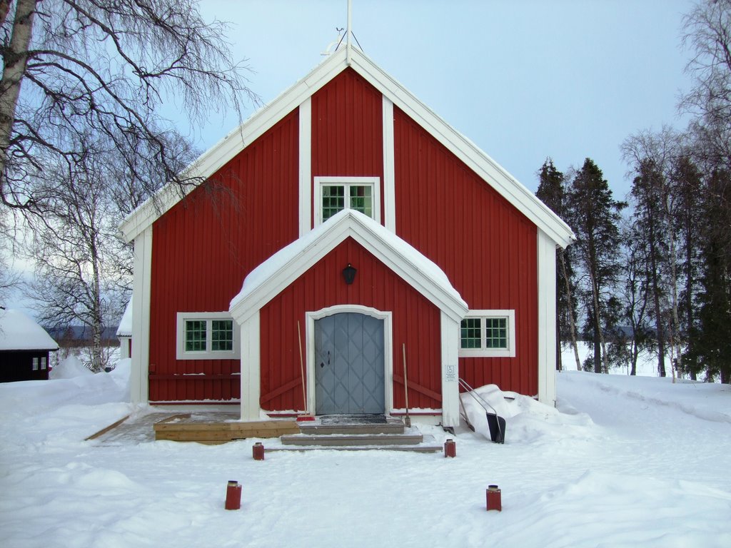 Jukkasjärvi church by carlosnow