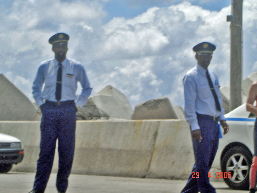 Saba Island Immigration Officers by 1bluedude