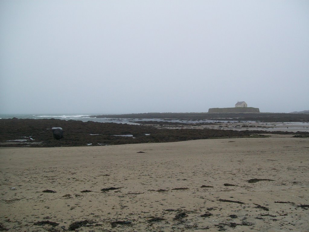 The Church in the Sea, Llangwyfan by Ruth Elsby