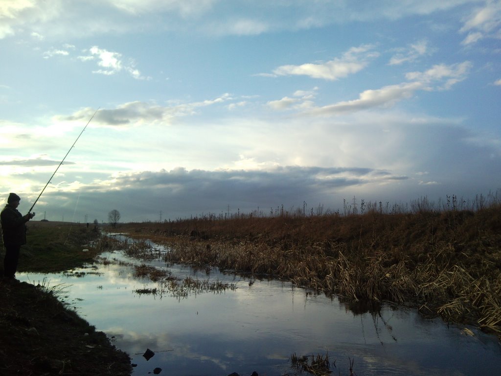 Fishing at Blato (Swamp) river by Grauvell de Cortes