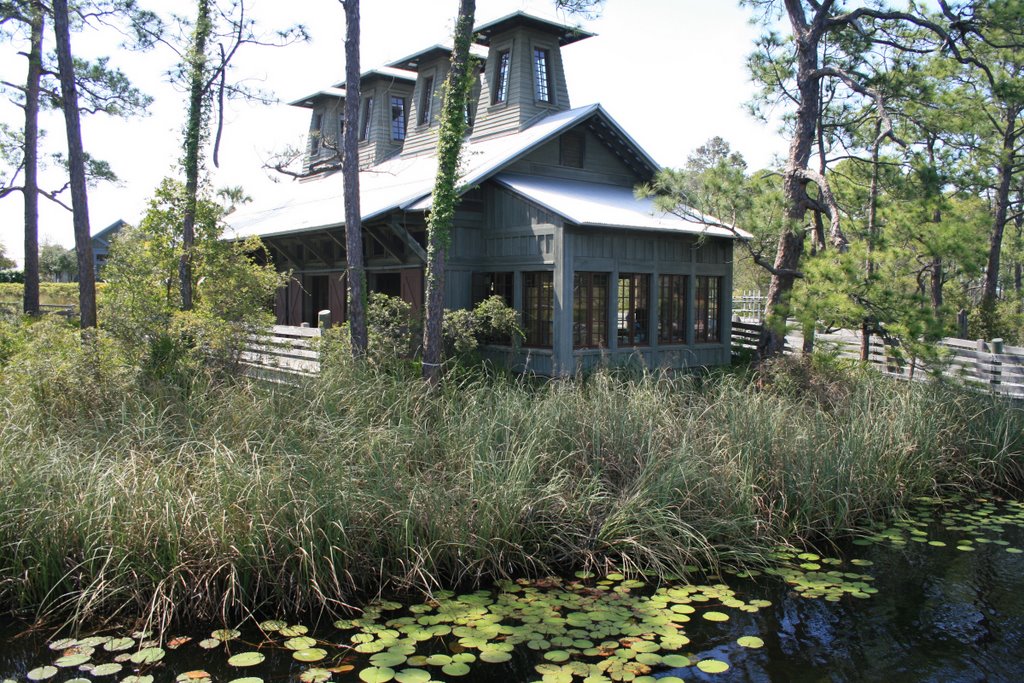 Boat House - WaterColor by WayneStrobel