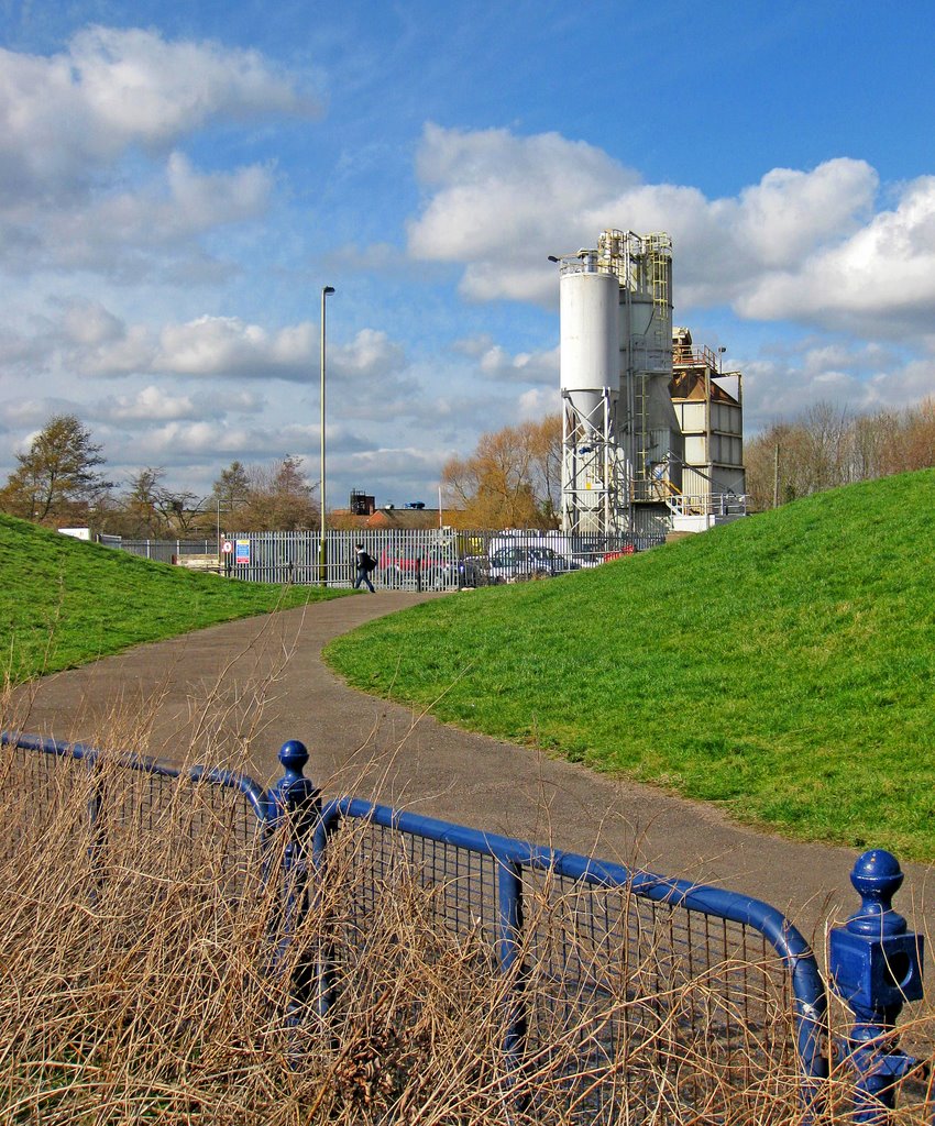 Concrete Plant, Soar Lane, Leicester, UK by Cycle Girl