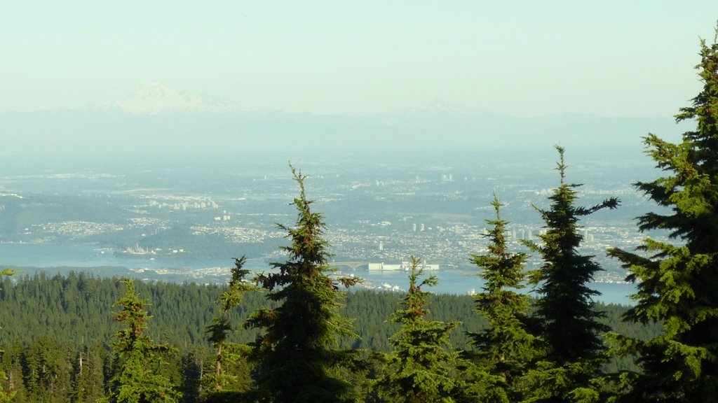 View from Black Mountain - Mount Baker in the distance by yvr101