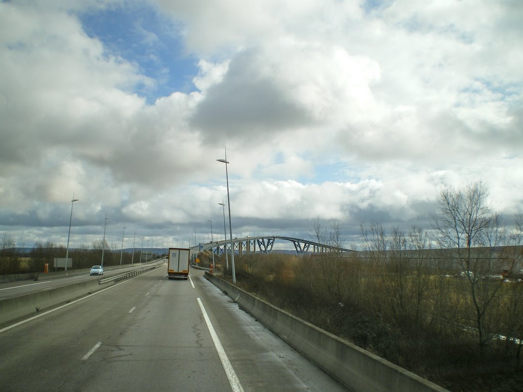 Bridge Just outside Le Havre by Gareth.Stadden