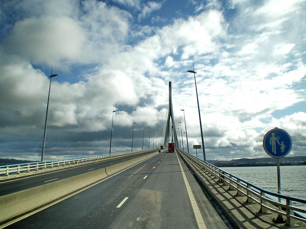 Next Bridge on the A29 Just outside Le Havre 1 by Gareth.Stadden