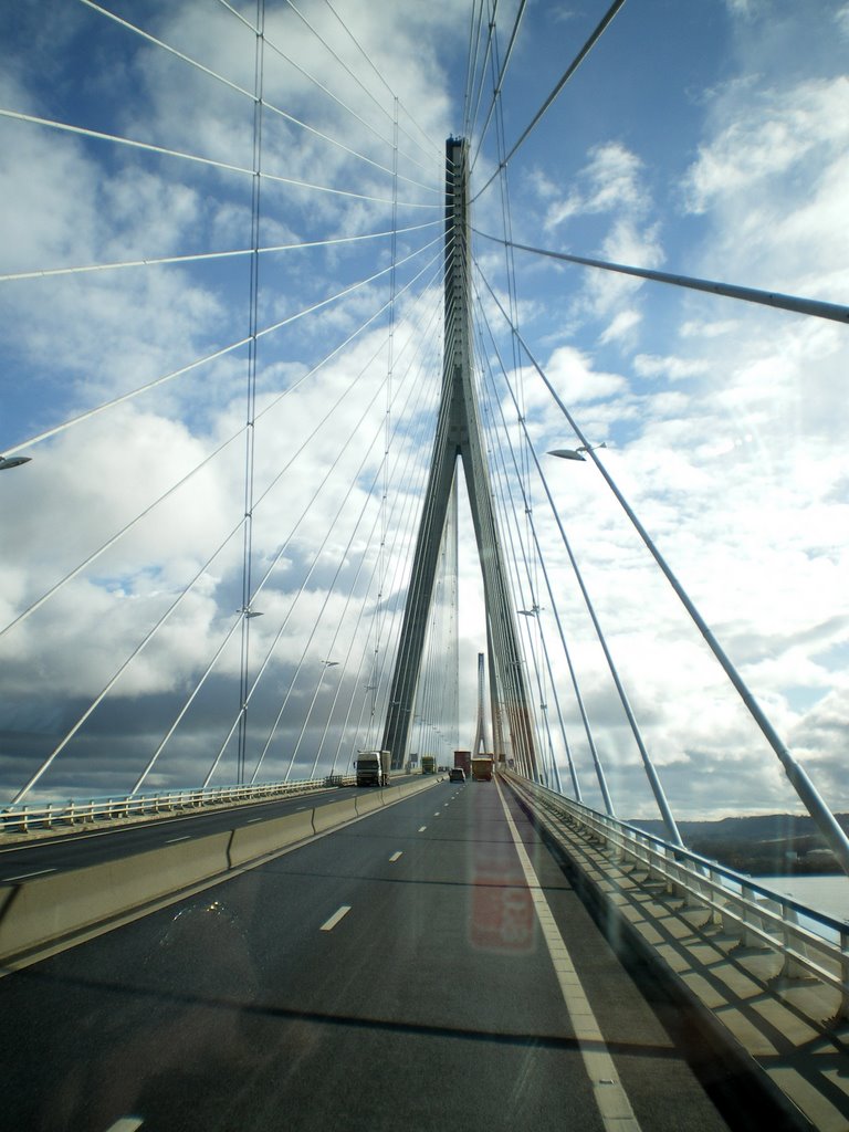 Next Bridge on the A29 Just outside Le Havre 2 by Gareth.Stadden