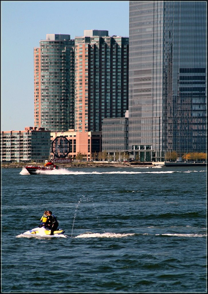 Water Sports in NY Harbor - Battery Park, NYC - October 2008 by LuciaM