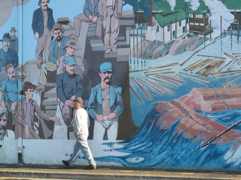 Murals in Chemainus by Henk Mulder