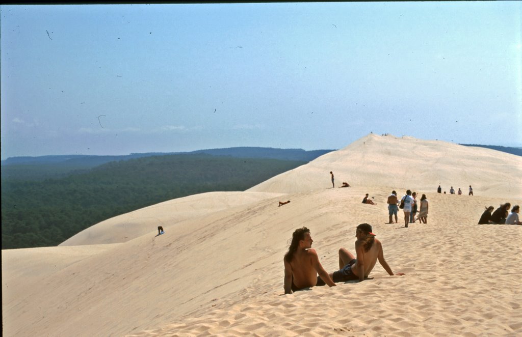 Bassin d‘Arcachon, Düne von Pilat, La dune du Pyla, 1995 by Qwesy