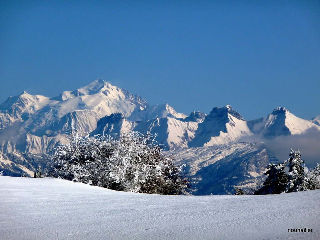 View of the Mont Blanc from the Saleve during Winter by Patrick Nouhailler's…