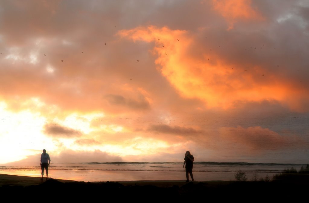 Glory sky manorbier by Cat Perkinton