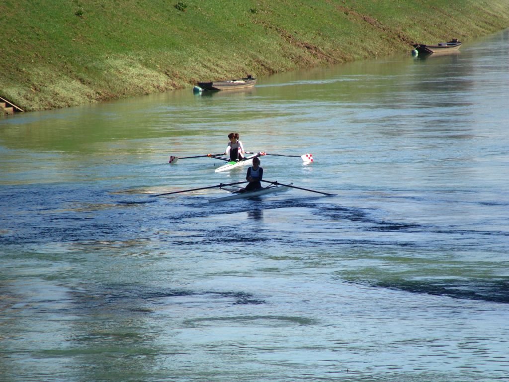 Boats on the Kupa by malinero