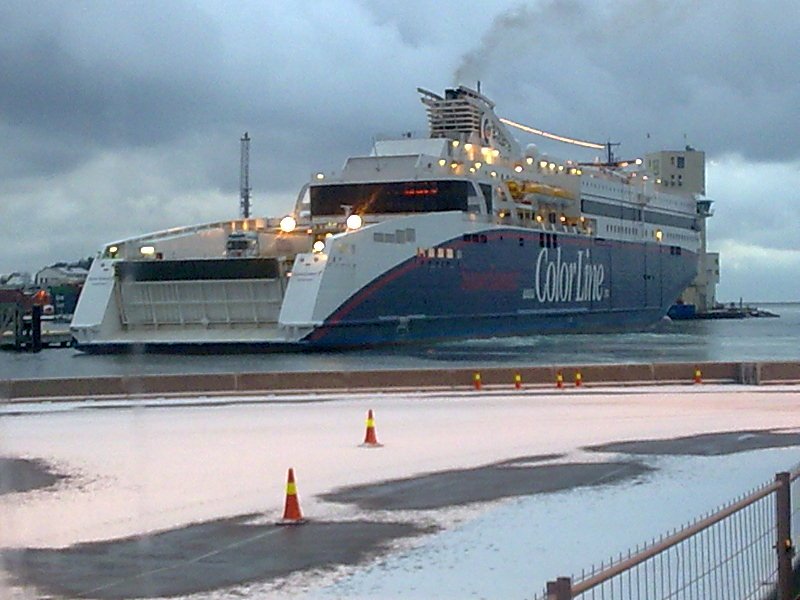 Colorline Superspeed 1 im Hafen von Kristiansand in Norwegen by mischa65