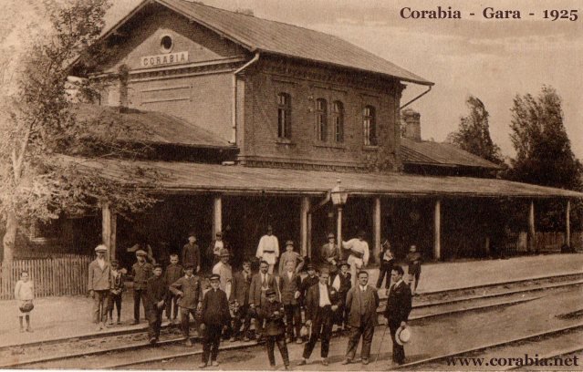 Corabia - Old Pictures - Train Station 1925 by Corabianu