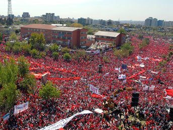 Cumhuriyet mitingi Çağlayan meydanı 29 nisan 2007 by Cem Ulupınar