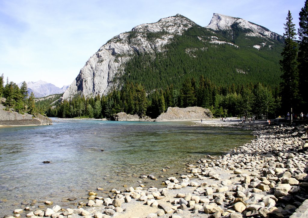 Bow River Banff by top spotter