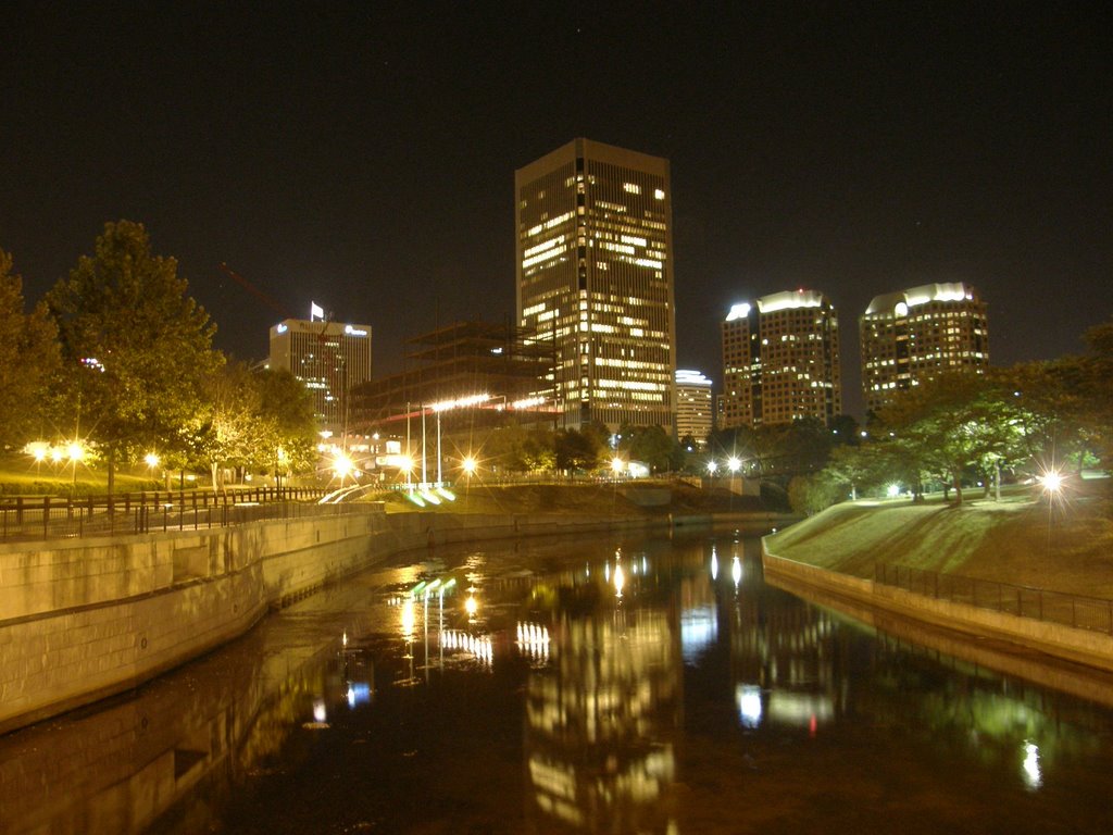 Richmond at night by mykhailo andriienko