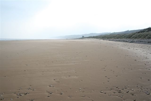 Omaha Beach Center Looking East Just Below American Cemetary by acosner