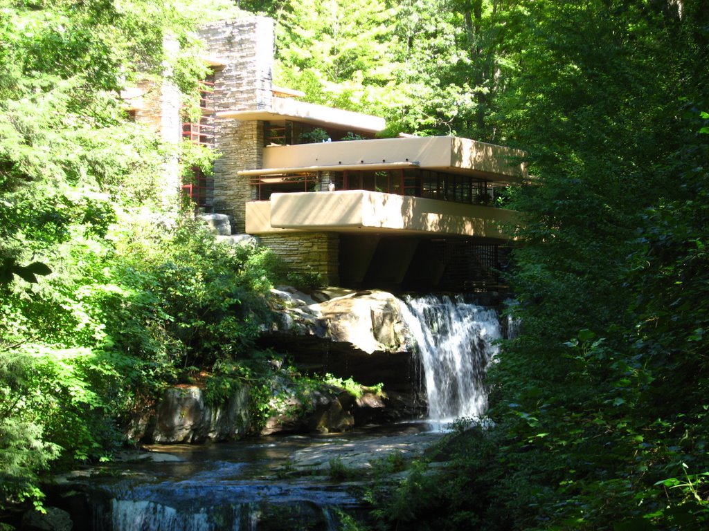 Falling Water, Bear Run. PA by AndyConrad